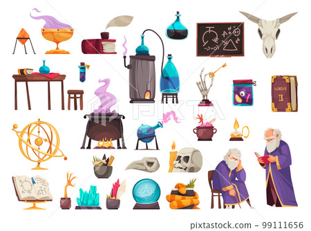 Alchemy Cartoon Set 99111656