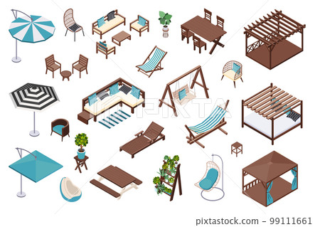 Garden Furniture Icon Set Garden Furniture Icon Set 99111661
