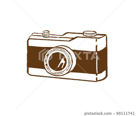 Camera photo line drawing illustration 99111741