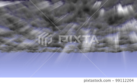 多雲的天空的陽光 99112204
