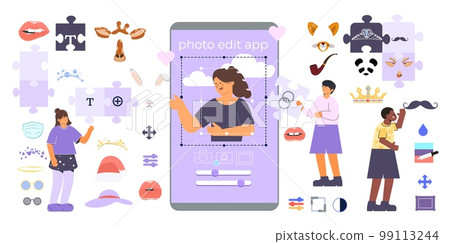 Photo Edit App Set 99113244