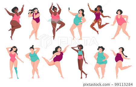 Body Positive Color Icon Set 99113284