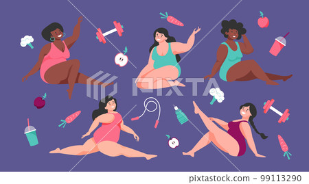 Body Positive Icon Set Body Positive Icon Set 99113290