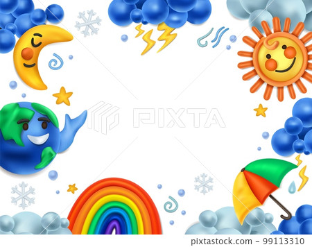 Plasticine Weather Realistic Frame 99113310