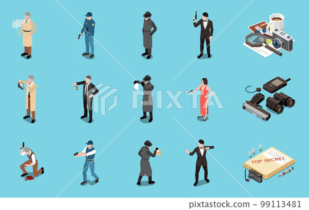Detective Isometric Set Detective Isometric Set 99113481