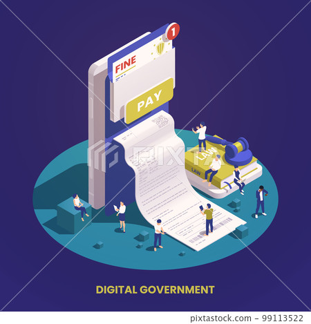 Digital Government Concept Digital Government Concept 99113522