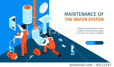 Pumps Machinery Horizontal Banner 99113547