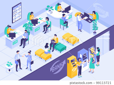 Isometric Bank Composition 99113721