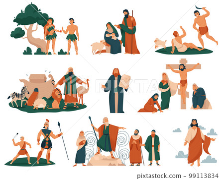 Christ Bible Story Icon Set 99113834