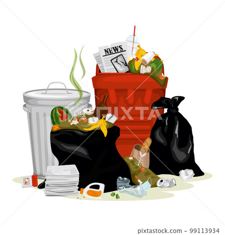 Organic Waste Garbage Composition 99113934