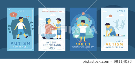 Autism Flat Cards Autism Flat Cards 99114083