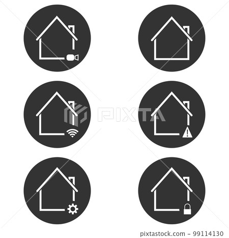 Vector illustration on the theme smart home 99114130