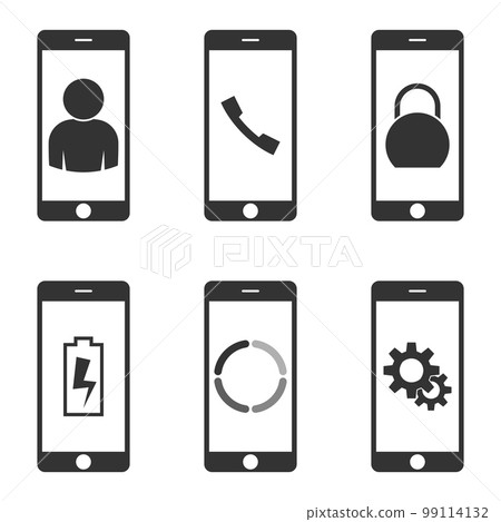 Vector illustration on the theme phone 99114132
