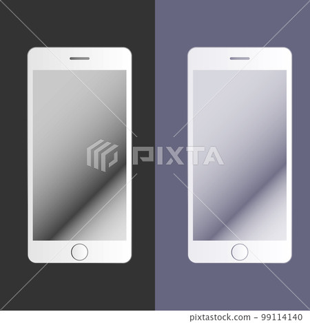 Vector illustration on the theme phone Vector illustration on the theme phone 99114140
