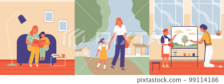 Babysitter Nanny Design Concept 99114186