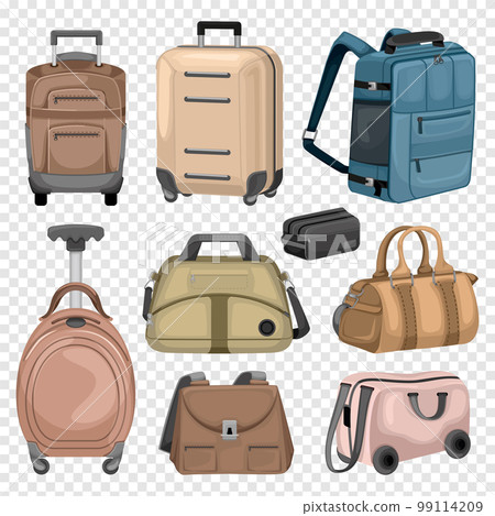 Bags And Suitcases Transparent Set 99114209