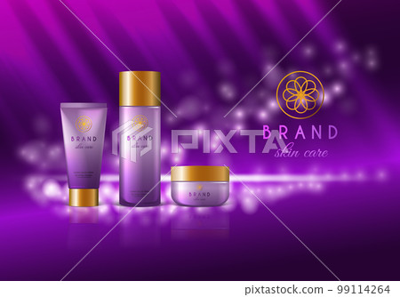 Cosmetics Background Realistic Advertisement 99114264