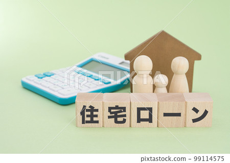 Mortgage image Family of building blocks and dolls Mortgage image Family of building blocks and dolls 99114575