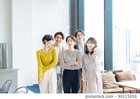 Business men and women office casual 99115650