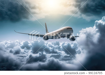 高空飛行的客機 99116705