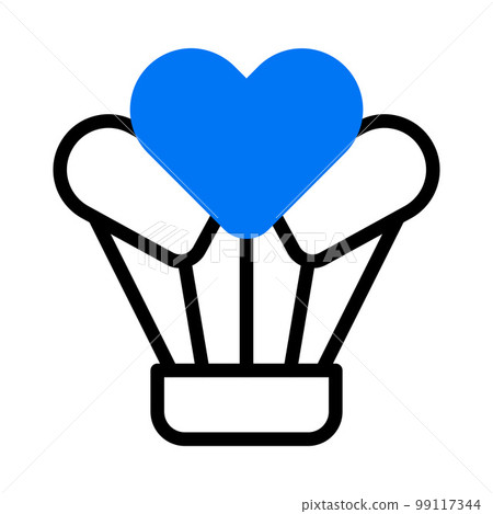 valentine icon set duotone blue style illustration vector element and symbol perfect. valentine icon set duotone blue style illustration vector element and symbol perfect. 99117344