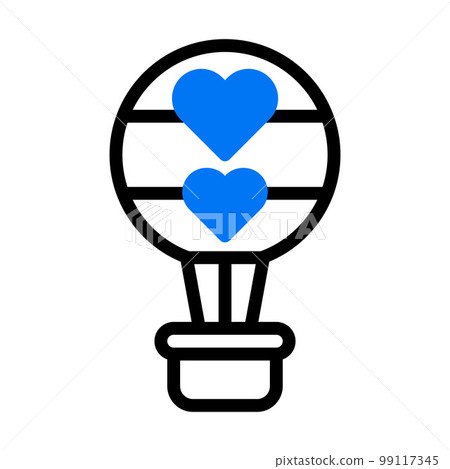 valentine icon set duotone blue style illustration vector element and symbol perfect. valentine icon set duotone blue style illustration vector element and symbol perfect. 99117345