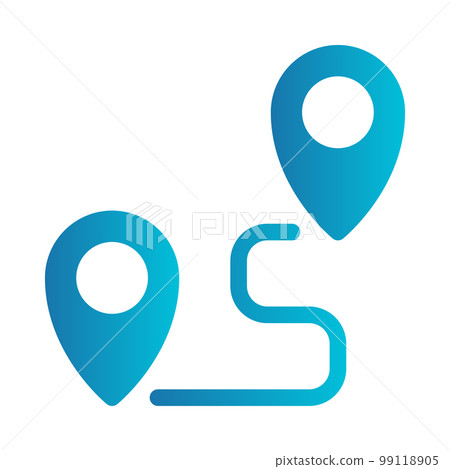 Flat illustration on a theme location Flat illustration on a theme location 99118905