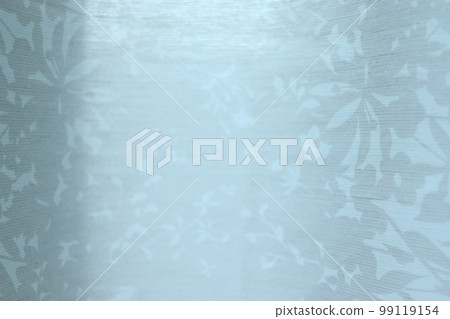 Patterned lace curtains made of soft fabric with a slight bluish tinge 2 99119154