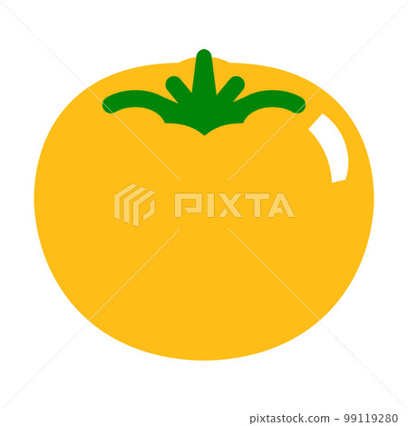 Vector illustration of a simple and cute large tomato Vector illustration of a simple and cute large tomato 99119280