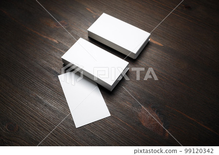 Blank business cards Blank business cards 99120342