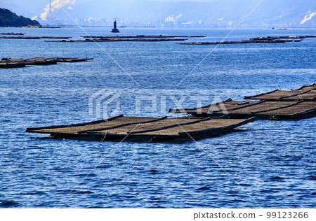 瀨戶內海鮮 牡蠣養殖(牡蠣筏) 瀨戶內海鮮 牡蠣養殖(牡蠣筏) 99123266