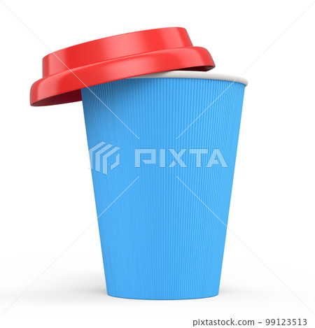 Paper coffee cup for cappuccino, americano, espresso, mocha, latte on white Paper coffee cup for cappuccino, americano, espresso, mocha, latte on white 99123513
