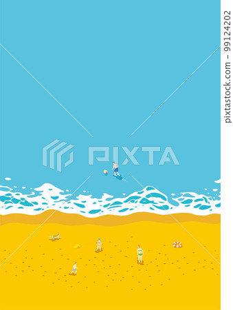 Material _ background _ sea _ beach _ vertical _ family Material _ background _ sea _ beach _ vertical _ family 99124202