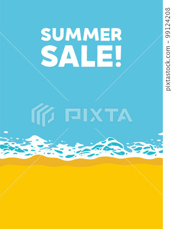 Material _ background _ sea _ beach _ vertical _ summer sale Material _ background _ sea _ beach _ vertical _ summer sale 99124208