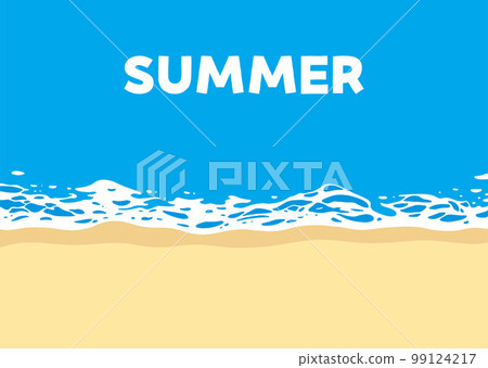 素材_背景_海_沙灘_邊_藍_夏 99124217