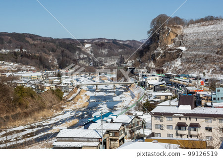 冬季，嬬戀村三原，萬座鹿澤口站附近 99126519