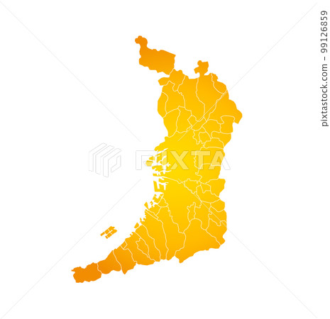 Osaka prefecture and municipalities map Osaka prefecture and municipalities map 99126859