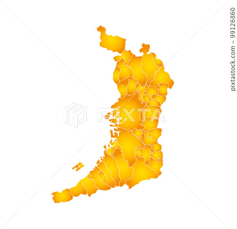 Osaka prefecture and municipalities map 99126860