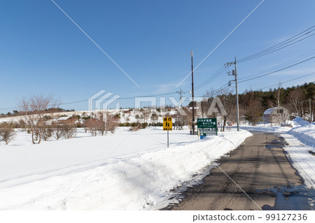冬天的巴拉基高原，群馬縣嬬戀村 99127236