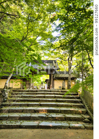 Eigenji Temple in Shiga Prefecture with its fresh greenery 99127660