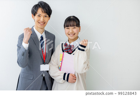 Cram school teacher student Cram school teacher student 99128843