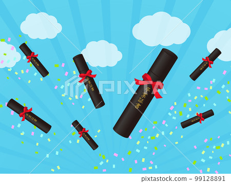 Graduation image Illustration Graduation image Illustration 99128891