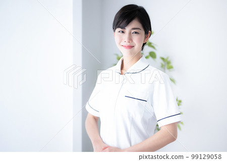 在美容診所或醫療系統工作的護士形象 99129058