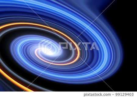 外太空扭曲圖像的背景材料（蟲洞/黑洞圖像） 99129403