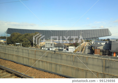 從Nozomi的電車窗口・Solar Ark【岐阜縣安八郡安八町】 99129898