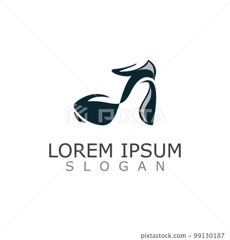 Women shoes logo design High heel fashion icon template vector for business store Women shoes logo design High heel fashion icon template vector for business store 99130187