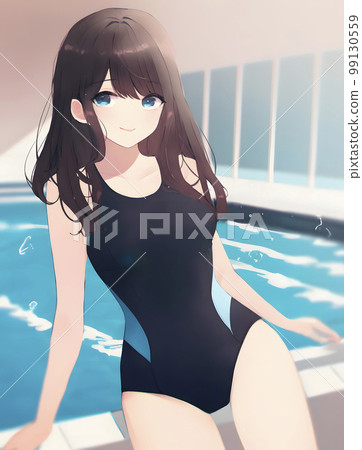 游泳池班學校泳裝女高中生“AI 生成圖像” 游泳池班學校泳裝女高中生“AI 生成圖像” 99130559