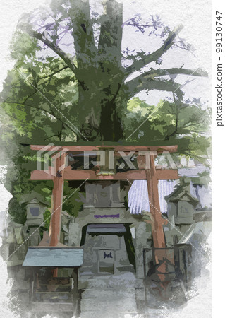 奈良縣生駒郡平郡町朝來園之歌Kayanoki Inari 99130747