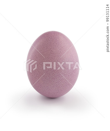 purple easter egg isolated on white background purple easter egg isolated on white background 99131114
