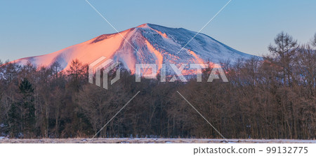 淺間山日出北輕井澤風景素材 99132775
